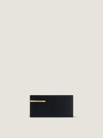 Cartera larga Pinch de piel