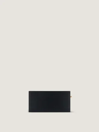 Cartera larga Pinch de piel