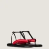 Chanclas bicolor Boudoir en piel napa Chanclas bicolor Boudoir en piel napa