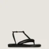 Chanclas bicolor Boudoir en piel napa Chanclas bicolor Boudoir en piel napa