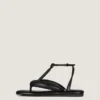 Chanclas bicolor Boudoir en piel napa Chanclas bicolor Boudoir en piel napa