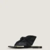 Chanclas Boudoir de piel napa con lazo Chanclas Boudoir de piel napa con lazo
