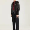 chaqueta aviador de cuero