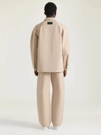 Chaqueta con costuras de alta costura en algodón con parche «Givenchy Paris»