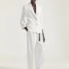 Pantalones de doble pliegue en lana Pantalones de doble pliegue en lana