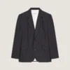 chaqueta de un solo pecho de franela chaqueta de un solo pecho de franela