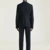 Pantalones de corte holgado en franela