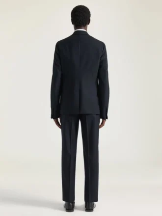 Pantalones de corte holgado en franela