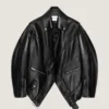 Chaqueta motera reversible de piel Chaqueta motera reversible de piel