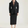 Chaqueta reversible de lana