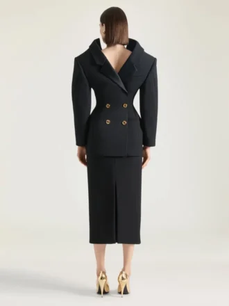 Chaqueta reversible de lana
