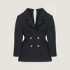 Chaqueta reversible de lana
