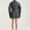 Chaqueta tipo capullo de lana Chaqueta tipo capullo de lana
