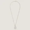 Collar escultural de cristal en metal y cristal Collar escultural de cristal en metal y cristal