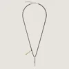 Collar Lucky Charms de piel y metal