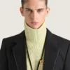 Collar Lucky Charms de seda y metal