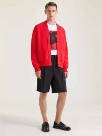 Cárdigan de algodón con grosgrain de Givenchy Paris