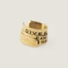 Earcuff Tape de Givenchy en metal y esmalte Earcuff Tape de Givenchy en metal y esmalte