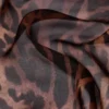 Estola de gasa de seda con estampado de leopardo Estola de gasa de seda con estampado de leopardo