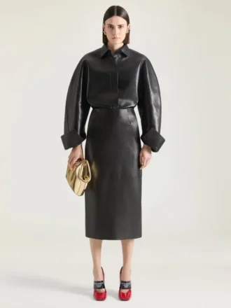 Zapatos de salón con cinta de Givenchy y corte cuadrado en charol