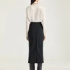 Blusa de seda con detalle de lazo