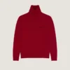 Jersey de cuello alto de lana y cachemira Jersey de cuello alto de lana y cachemira