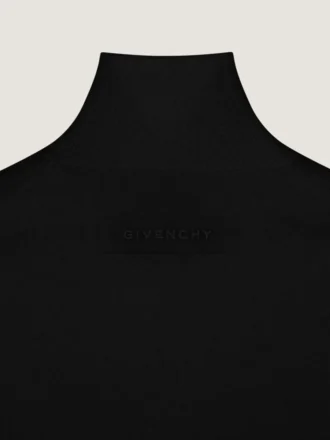 Jersey de cuello alto de punto de cachemira