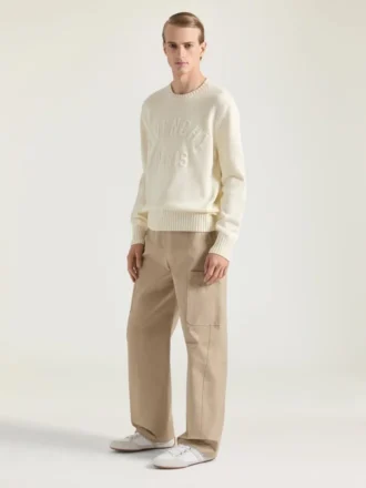 Jersey de punto de algodón con bordado «Givenchy Paris»