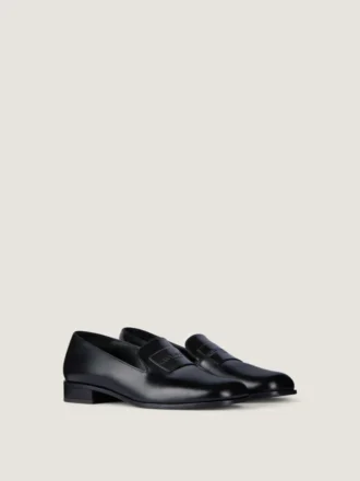 Mocasines de esmoquin de piel