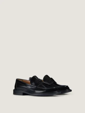 Mocasines de hombre en piel cepillada