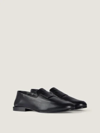 Mocasines Label en piel brillante