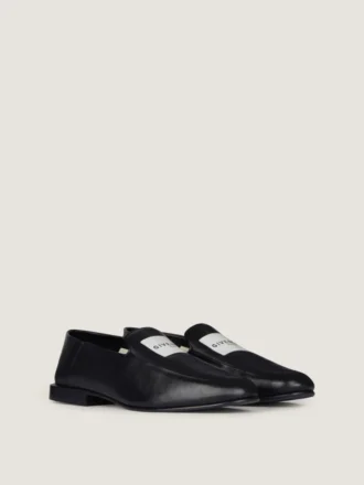 Mocasines Label en piel brillante