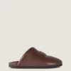 Mules acolchadas en piel napa