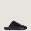 Mules acolchadas en piel napa
