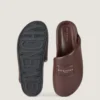 Mules acolchadas en piel napa