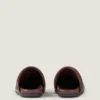 Mules acolchadas en piel napa