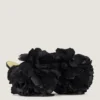 Mules de tacón Boudoir en piel con pétalos de rosa Mules de tacón Boudoir en piel con pétalos de rosa