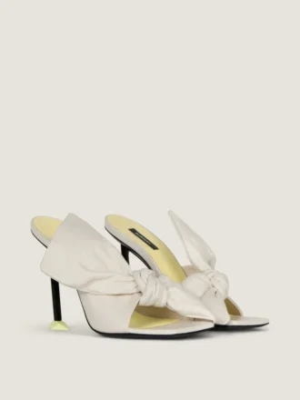 Mules de tacón Boudoir en piel napa con lazo Mules de tacón Boudoir en piel napa con lazo