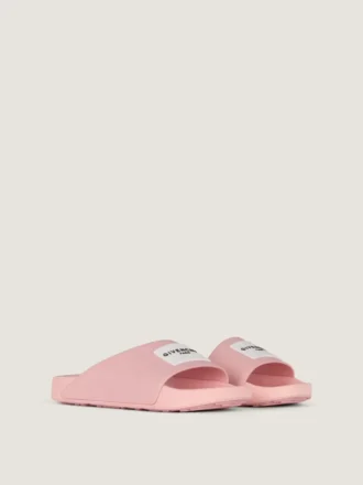 Mules planas Label de goma