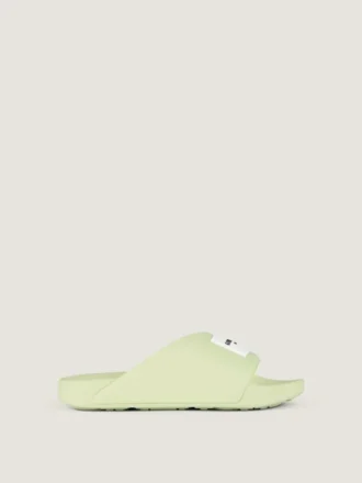Mules planas Label de goma