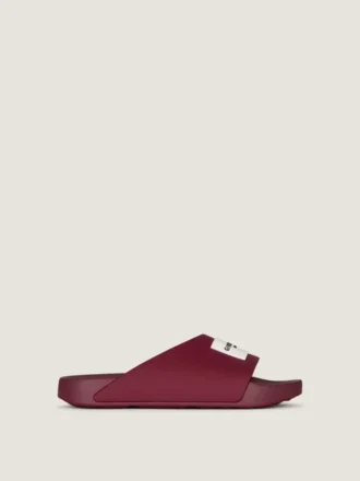 Mules planas Label de goma