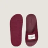 Mules planas Label de goma Mules planas Label de goma