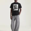 Camiseta de algodón con estampado de claqueta