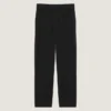 Pantalones con cremalleras múltiples en crepé de lana