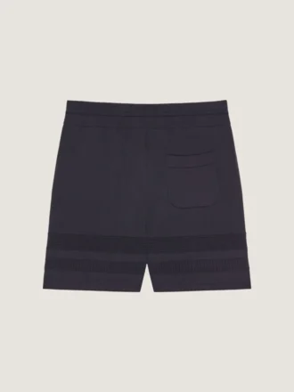 Pantalones cortos de punto con detalles de malla