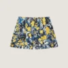 Pantalones cortos de viscosa con estampado floral