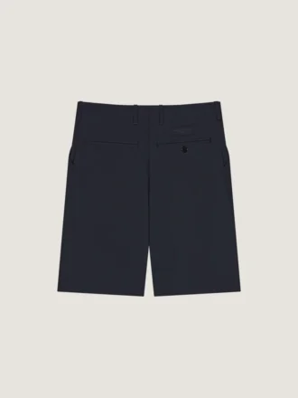 Pantalones cortos tipo bermuda de algodón