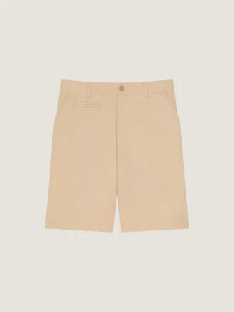 Pantalones cortos tipo bermuda de algodón