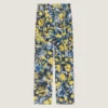 Pantalones de pijama de viscosa con estampado floral Pantalones de pijama de viscosa con estampado floral