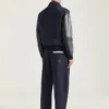 Blouson aviador de materiales mixtos Blouson aviador de materiales mixtos